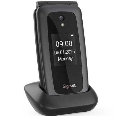 Gigaset GL795 7,11 cm (2.8") 142 g Negro Tel&eacute;fono para personas mayores (Espera 4 dias)