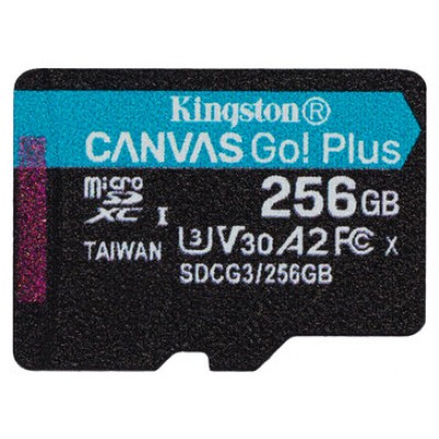 Kingston Technology Canvas Go! Plus memoria flash 256 GB MicroSD Clase 10 UHS-I (Espera 4 dias)