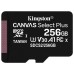 Kingston Technology Canvas Select Plus memoria flash 256 GB MicroSDXC UHS-I Clase 10 (Espera 4 dias)