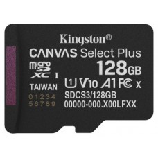 Kingston Technology 128GB micSDXC Canvas Select Plus Gen3 150R A1 (Adaptador de SD no incluido) (Espera 4 dias)