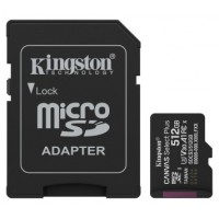 Kingston Technology 512GB microSDXC Canvas Select Plus Gen3 150MB/s A1 (Incluye adaptador de SD) (Espera 4 dias)