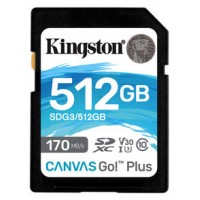 Kingston Technology Canvas Go! Plus memoria flash 512 GB SD Clase 10 UHS-I (Espera 4 dias)