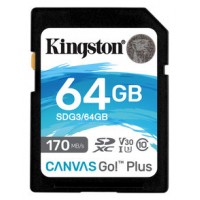 Kingston Technology Canvas Go! Plus memoria flash 64 GB SD UHS-I Clase 10 (Espera 4 dias)