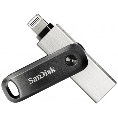 SanDisk iXpand unidad flash USB 64 GB USB Type-A / Lightning 3.2 Gen 2 (3.1 Gen 2) Negro, Plata (Espera 4 dias)