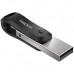 SanDisk iXpand unidad flash USB 64 GB USB Type-A / Lightning 3.2 Gen 2 (3.1 Gen 2) Negro, Plata (Espera 4 dias)