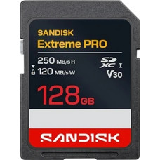 SANDISK EXTREME PRO SD UHS-I 128GB SD 250MB/S(R) / 120MB/S(W) (Espera 4 dias) SANDISK EXTREME PRO SD UHS-I 128GB SD 250MB/S(R) / 120MB/S(W) (Espera 4 dias)