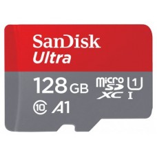 MICRO SD 128 GB 1 ADAP. CLASS 10 SANDISK (Espera 4 dias)