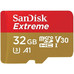 Sandisk Extreme memoria flash 32 GB MicroSDHC Clase 10 UHS-I (Espera 4 dias)