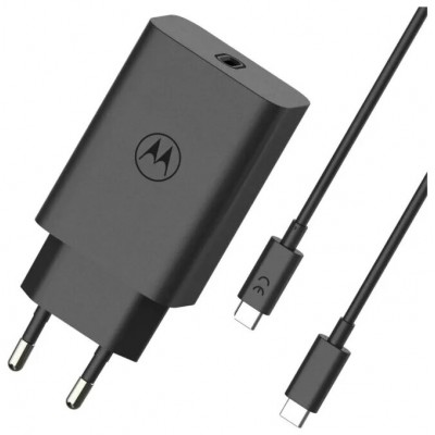 CARGADOR DE PARED MOTOROLA 68W GAN 1XUSB-C + CABLE