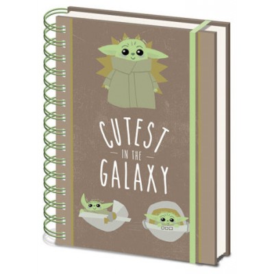 CUADERNO ESPIRAL MANDALORIAN CUTEST IN THE GALAXY PYRAMID INTERNATIONAL SR73255 (Espera 4 dias)