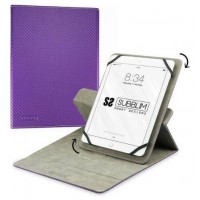 SUBBLIM Funda Tablet Rotate 360 Executive Case 10,1" Purple (Espera 4 dias)