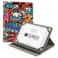 SUBBLIM Funda Tablet Universal TRENDY CASE GRAFFITI 10.1" (Espera 4 dias)