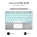 SUBBLIM Teclado Bluetooth Smart Backlit BT Keyboard Touchpad Silver (Espera 4 dias)