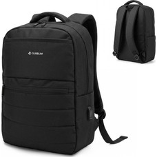 MOCHILA COMPACT BACKPACK 15.6"" NEGRO SUBBLIM (Espera 4 dias)