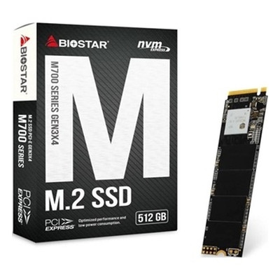 Biostar SSD M710 512Gb Pcie Gen3x4 NVMe 1.3 Biostar SSD M710 512Gb Pcie Gen3x4 NVMe 1.3