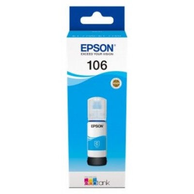 Epson Botella Tinta Ecotank 106 Cyan