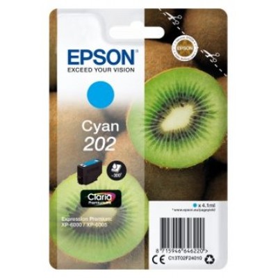 TINTA EPSON 202 ORI CIAN C13T02F24010