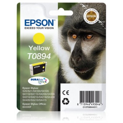 Epson Monkey Cartucho T0894 amarillo (etiqueta RF) (Espera 4 dias)