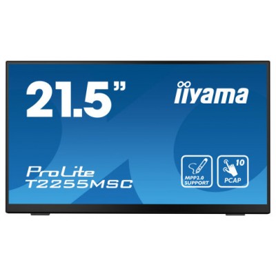 iiyama ProLite T2255MSC-B1 pantalla para PC 54,6 cm (21.5") 1920 x 1080 Pixeles Full HD LCD Pantalla táctil Negro (Espera 4 dias)