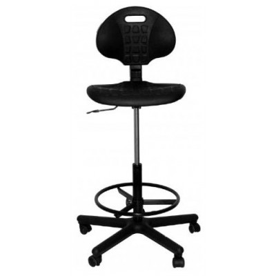 TABURETE MODELO PATERNA POLIURETANO NEGRO PIQUERAS Y CRESPO T31 (Espera 4 dias)