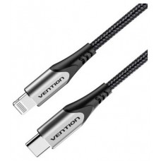CABLE 2.0 USB-C A LIGHTNING 2 M GRIS VENTION (Espera 4 dias)