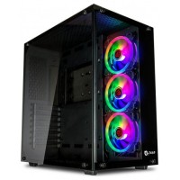 Caja Atx Semitorre Gaming Talius Cronos Black Rgb