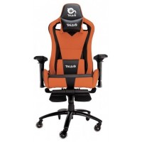 Talius silla Lizard V2 gaming black/orange 2D, butterfly, base metal, ruedas 60mm nylon, gas clase 4