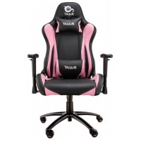 Talius silla Lizard V2 gaming black/Pink 2D, butterfly, base metal, ruedas 60mm nylon, gas clase 4