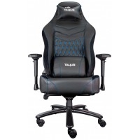 Talius silla Mamut gaming negra/azul 4D, Frog, base metal, ruedas nylon, hasta 170kg