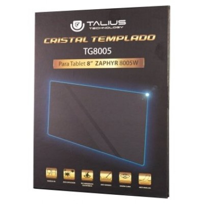 Talius protector cristal templado 8"  TAB-8005W