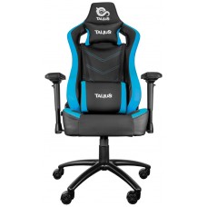 Talius silla Vulture gaming negra/azul butterfly, base nylon, ruedas nylon, 4D