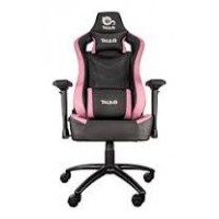 Talius silla Vulture gaming negra/rosa butterfly, base nylon, ruedas nylon, 4D