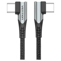 CABLE USB-C/M A USB-C/M ANGULO RECTO 0.50 M 100W GRIS VENTION (Espera 4 dias) CABLE USB-C/M A USB-C/M ANGULO RECTO 0.50 M 100W GRIS VENTION (Espera 4 dias)