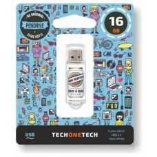 PENDRIVE TECH1TECH-BYB SMIDR CER 16GB