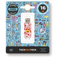 PENDRIVE TECH1TECH-EMOJIS HE 16GB