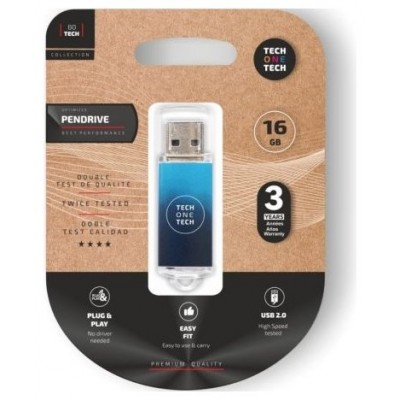 PENDRIVE TECH1TECH-BE DEEP BL 16GB