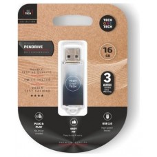 PENDRIVE TECH1TECH-BE BK WH 16GB