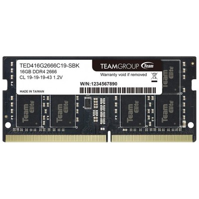 MEMORIA SODIMM DDR4 16GB PC4-21300 2666MHZ TEAMGROUP