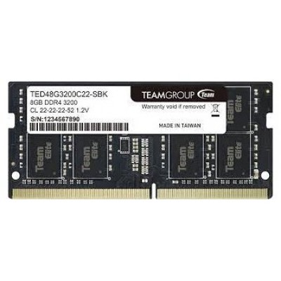 DDR4 TEAMGROUP ELITE SODIMM 8GB 3200 NEGRO