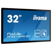 MONITOR IIYAMA 32" PCAP BEZEL FREE 30-POINTS TOUCH, 1920X1080, AMVA3 PANEL, VGA, HDMI, DP, PANEL 500CD/M 92% LIGHT , 3000:1, LANDSCAPE / PORTRAIT, USB TOUCH INTERFACE, VESA 200X200MM, MULTITOUCH (W/ SUPPORTED OS, OPEN FRAME (TF3215MC-B2) (Espera 4 di