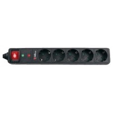 Regleta De Proteccion Riello Thunder 6 Shukos + 2 Usb