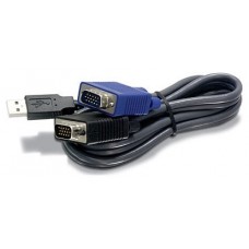 CABLE TRENDENET KVM USB/VGA 3MTS 10PIES (Espera 4 dias)