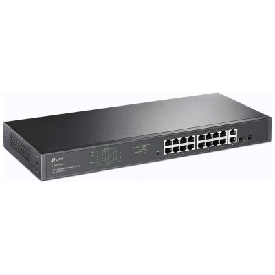 Tp-Link - 16-Port Gigabit Easy Smart PoE+Switch -