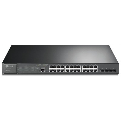 SWITCH TP-LINK SMART GIGABIT L2 MANAGED  28-PORT (24 POE+ / 4 SFP)JETSTREAM· (Espera 4 dias)