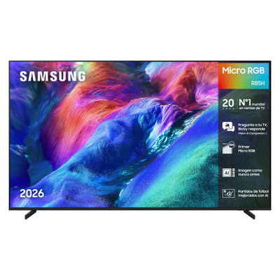 TV SAMSUNG 100" 4K UHD, MICRO RGB ULTRA, MICRO RGB AI ENGINE, HDR10+, MICRO RGB HDR+, 50–144 HZ VRR, 100% COLOR VOLUME RGB PURO, MICRO RGB PRECISION COLOR 100, 4K AI UPSCALING, CONTROL DE LUZ MICRO RGB (Espera 4 dias) TV SAMSUNG 100" 4K UHD, MICRO RGB ULTRA, MICRO RGB AI ENGINE, HDR10+, MICRO RGB HDR+, 50–144 HZ VRR, 100% COLOR VOLUME RGB PURO, MICRO RGB PRECISION COLOR 100, 4K AI UPSCALING, CONTROL DE LUZ MICRO RGB (Espera 4 dias)