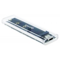 CAJA EXTERNA M.2 NGFF/NVMe USB3.1 GEN2 USB-C RGB
