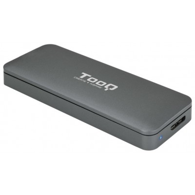 CAJA EXTERNA M.2 SSD NGFF TOOQ USB3.1 GEN1 GRIS