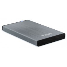 CAJA EXTERNA 2.5 TOOQ 95 MM SATA USB 3.0/3.1 GEN1 GRIS