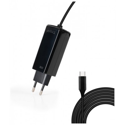 Tooq Cargador portátil GAN USB-C PD 100W Negro