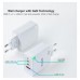 CARGADOR USB-C TOOQ PARED GAN 2USB-C/PD + USB-A/QC 65W